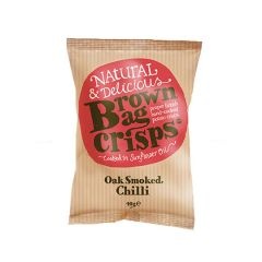 Oak Smoked Chilli Crisps 20x40g (Vegan & Gluten Free)+VAT
